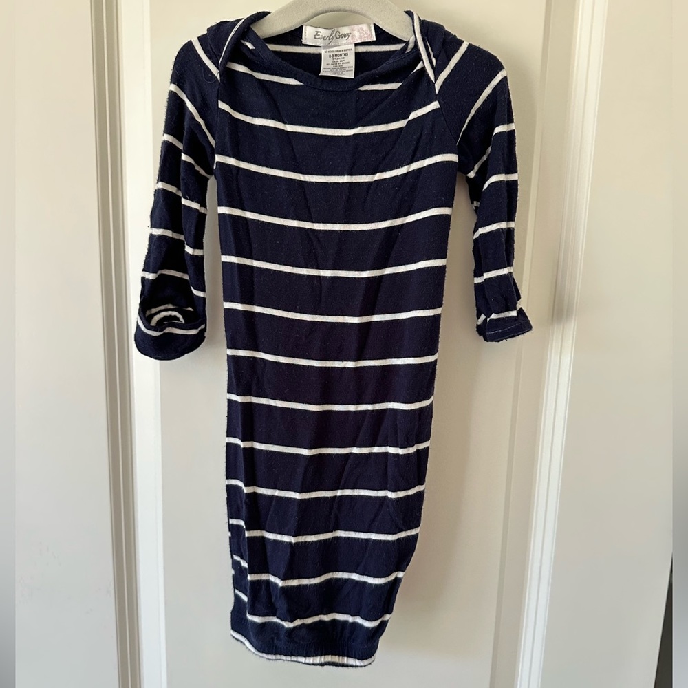 Everly Grey 0-3 months Gown
